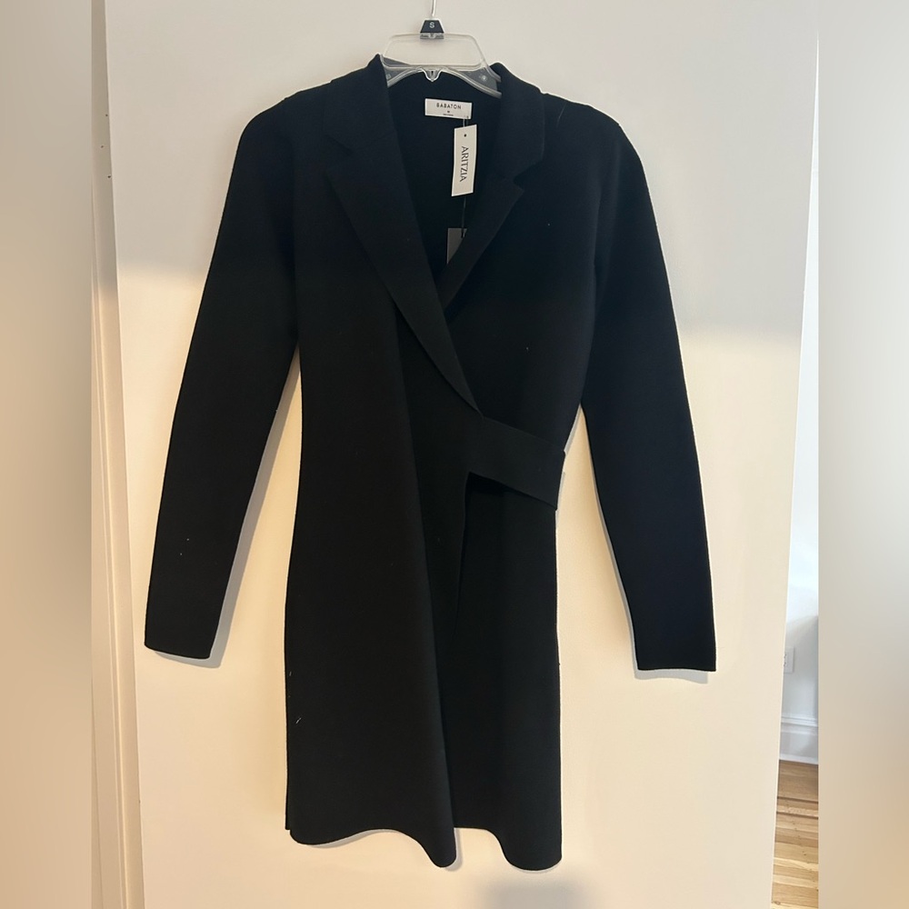 Aritzia Black Long Sleeve Dress